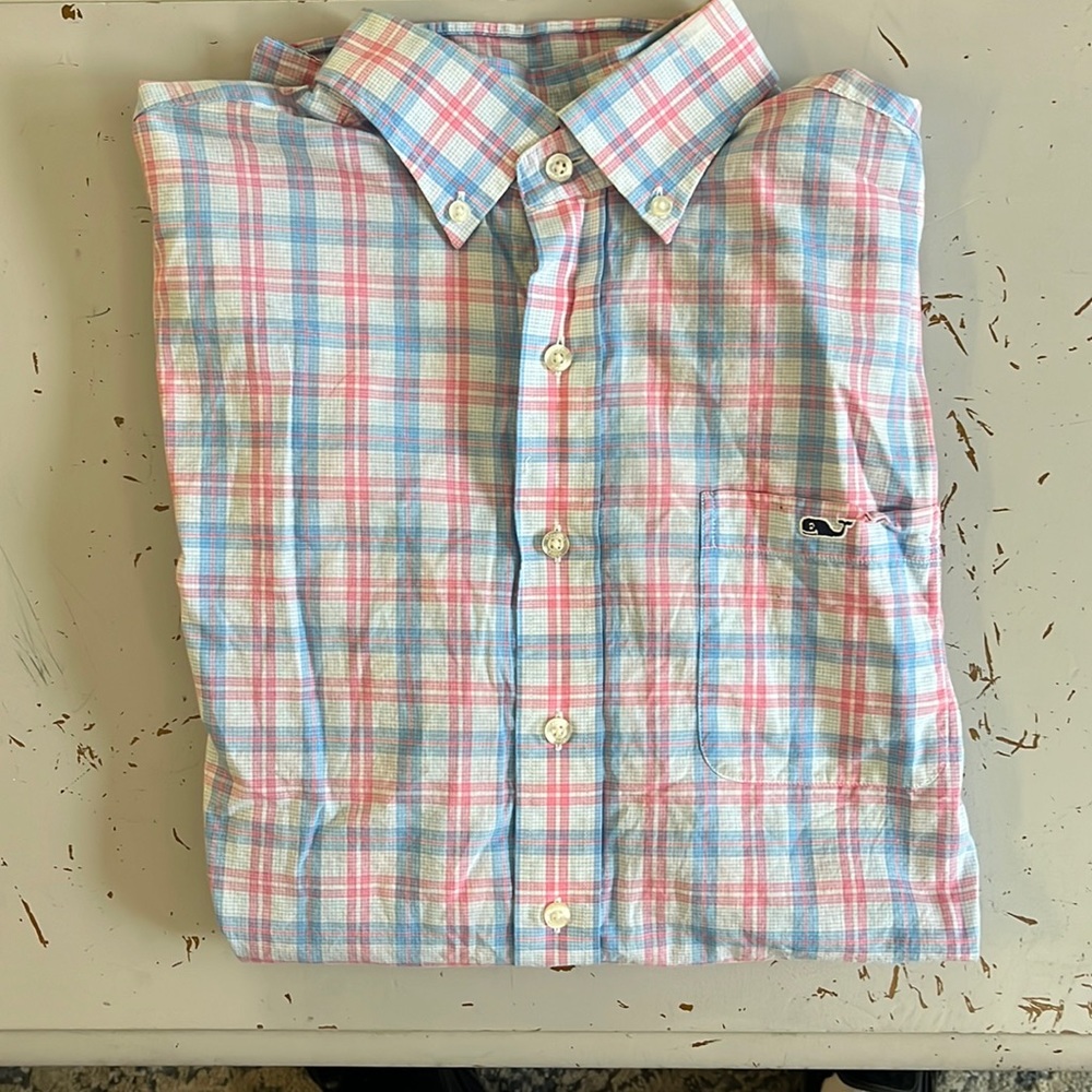 Vineyard Vines Classic Fit Tucker Short Sleeve Button-Down